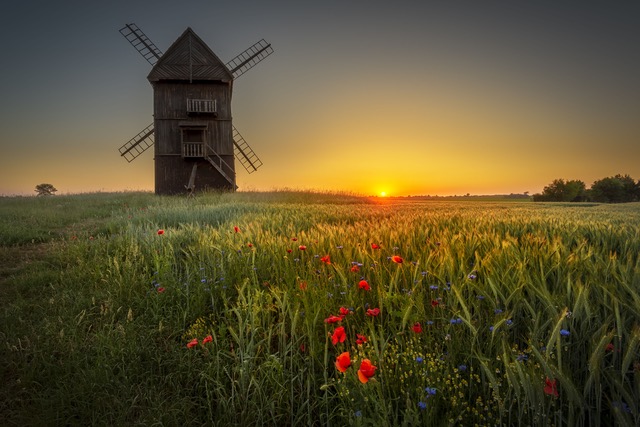 Větrné mlýny v Polsku
