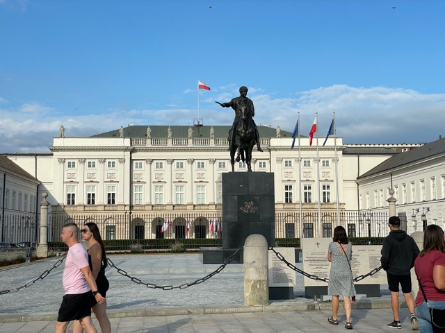 Socha knížete Poniatowského ve Varšavě 