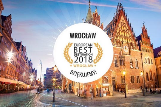 Vratislav byla zvolená nejlepší evropskou destinací roku 2018!