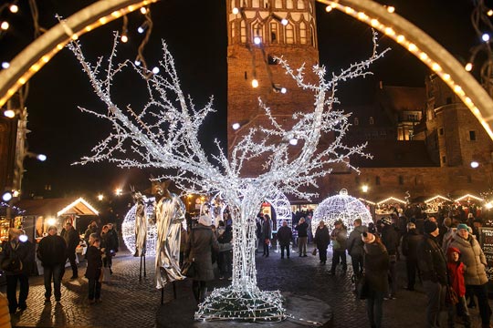 Centrum Gdaňsku se opět převlékne do vánočního hávu