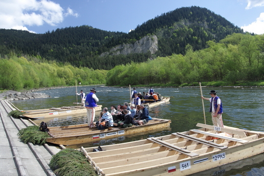 Rafting na soutěsce Dunajec
