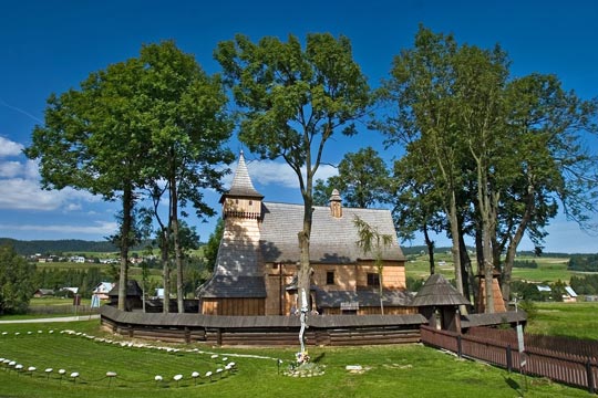 Dřevěné kostely mezi Krakovem a Tatrami 
