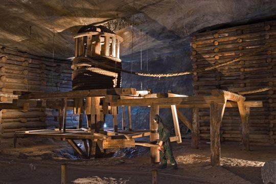 Solný důl ve Wieliczce 